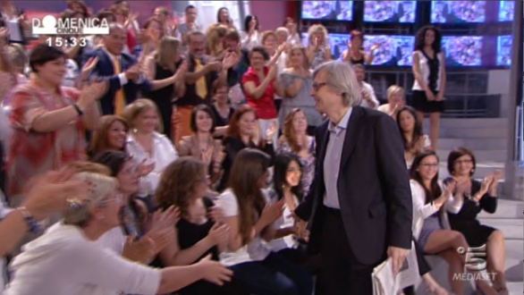 Vittorio Sgarbi: Domenica 5 “Il personaggio più discusso del momento”