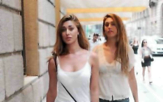 Belen e Cecilia Rodriguez: Look casual, insieme a fare shopping