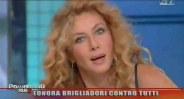 Eleonora Brigliadori: “Pomeriggio sul 2” Lite con Raffaele Tonon (video)