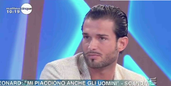 George Leonard: Mattino Cinque, “Sono stato attratto da un uomo”