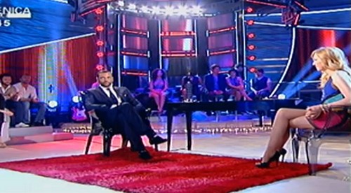 Lory Del Santo e Rocco Pietrantonio: Faccia a Faccia a Domenica 5