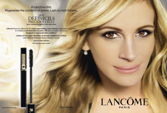 Lancome: Bandita la campagna con Julia Roberts, troppo uso di fotoritocco