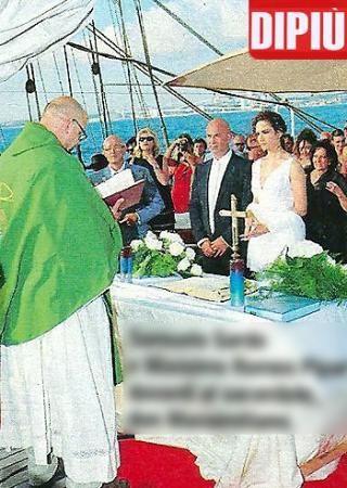 Samuela Sardo: Sposa Massimo Romeo Piparo in mezzo alle onde del Tirreno samuela sardo matrimonio