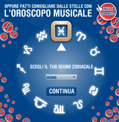 Tim: “Oroscopo musicale” originale e simpatico, basta un semplice click alla pagina Facebook
