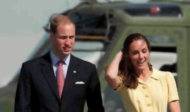 William e Kate: Lato b della Middleton al vento e slip in bella vista