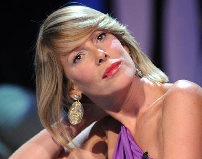 Alessia Marcuzzi: Con Francesco Facchinetti baci e tenerezze in attesa della piccola Mia