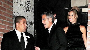 George Clooney e Stacy Keibler: Paparazzati finalmente insieme (foto)