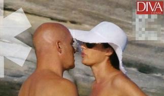Luisa Ranieri e Luca Zingaretti: Vacanze in Grecia tra baci, abbracci e coccole