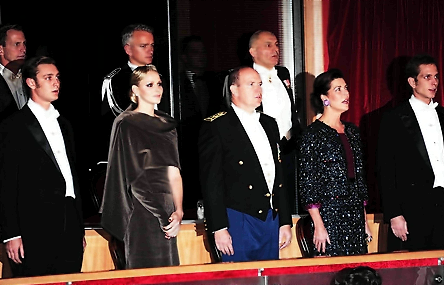 Alberto e Charlene: I reali all’Opera Grimaldi di Monaco