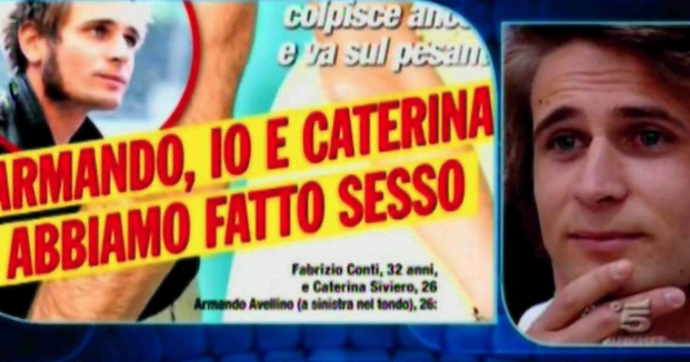 Grande Fratello 12: Armando Avellino “Storia chiusa con Caterina, non voglio più vederla!”