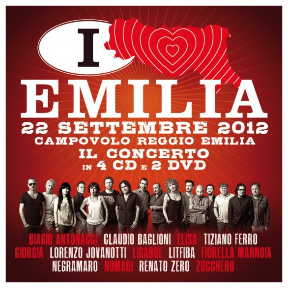 Italia Loves Emilia: Dal 27 novembre il cd e il dvd del concertone italia loves emilia