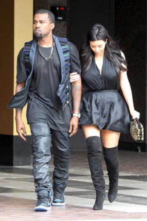 Kim Kardashian e Kanye West foto