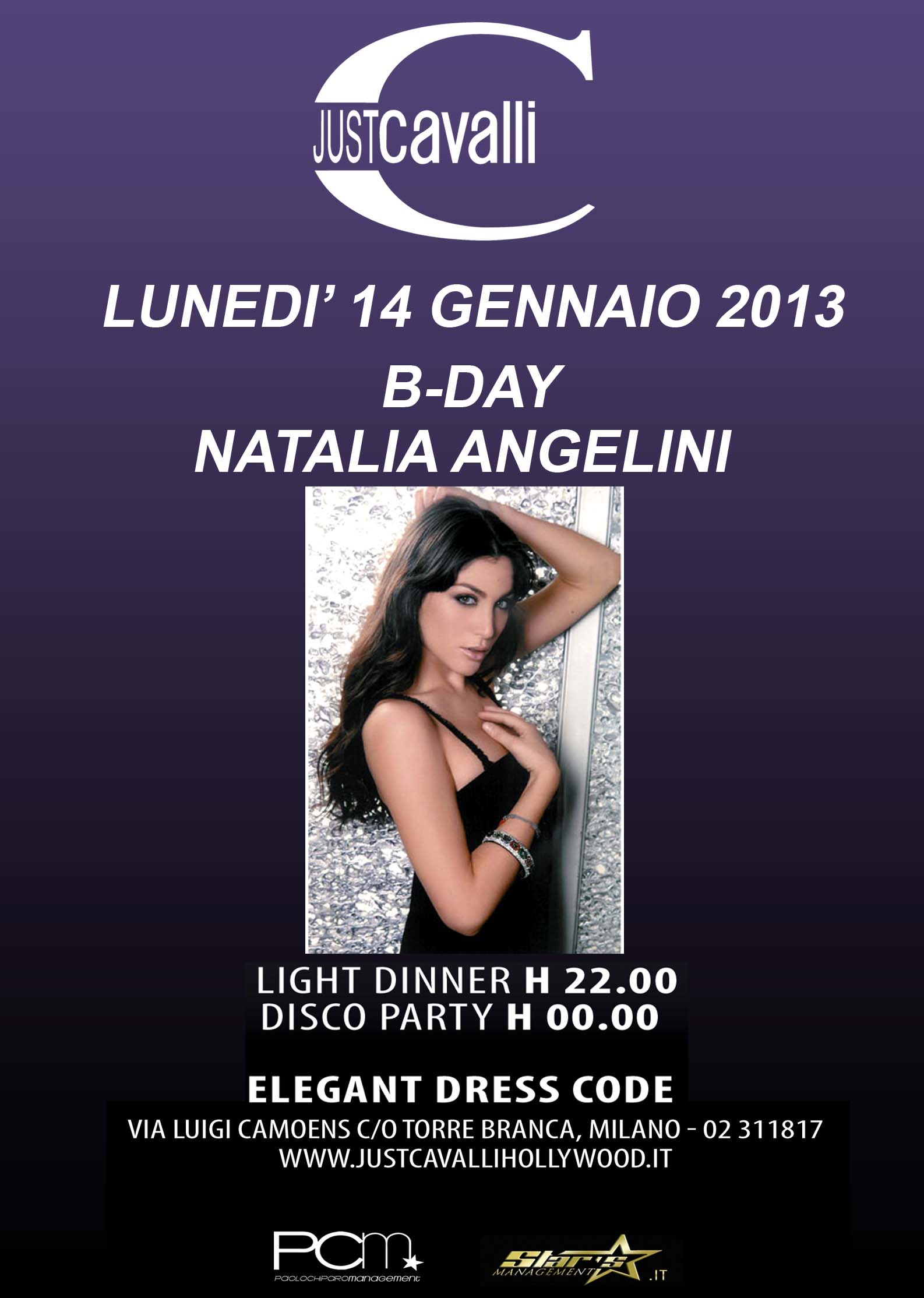 Just Cavalli Milano: Compleanno di Natalia Angelini e Federico Mastrostefano