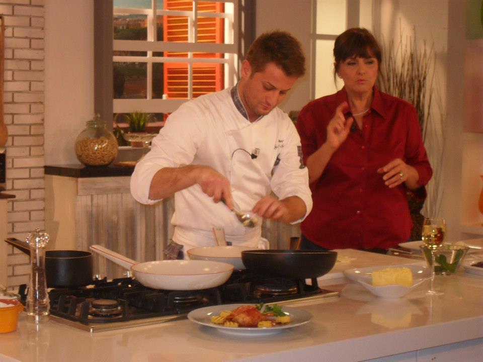 Giuseppe Galena: A Casa Alice ricetta “Scorfano con catenella di seppia” (video)