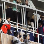 Diego Armando Maradona e Rocio Geraldine Oliva baci allo stadio