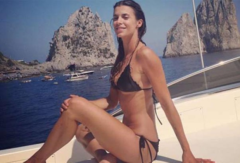 Vip in Bikini estate 2013: Elisabetta Canalis a Capri