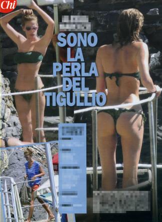 Alessia Marcuzzi vacanze 2013 sulla Riviera Ligure del Tigullio