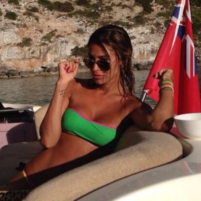 Vip a Formentera vacanze 2013: Belen Rodriguez in bikini 