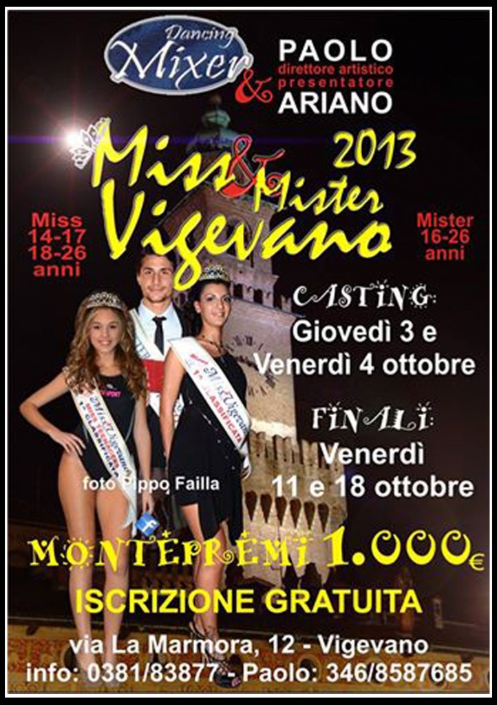 Miss e Mister Vigevano 2013
