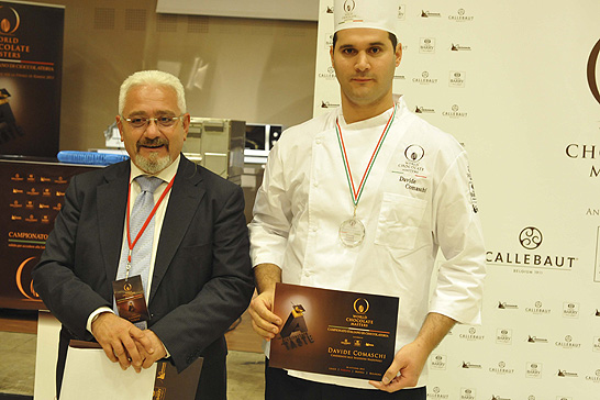Il vincitore del campionato della cioccolateria a Parigi è Davide Comaschi