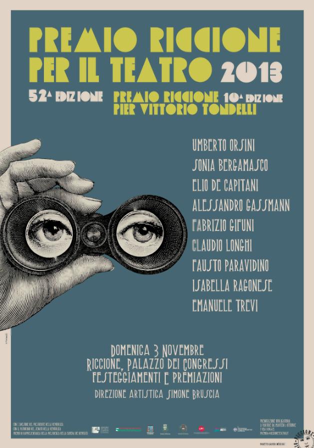 Premio Riccione per il teatro 2013 52esima edizione