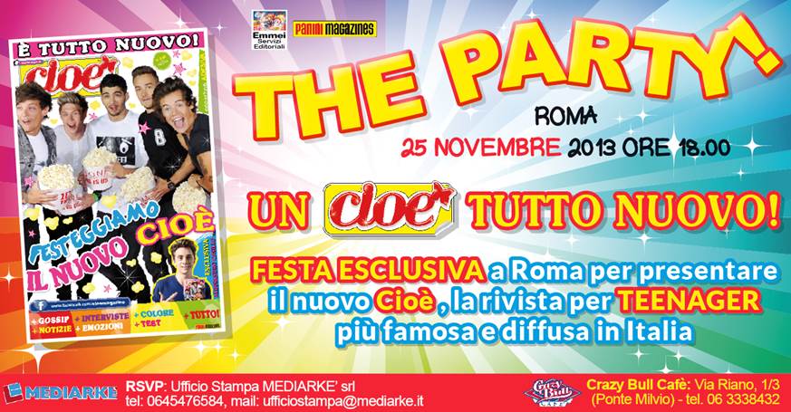 Grande festa a Roma del settimanale per le teen