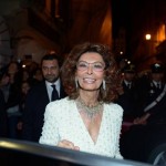 Sofia Loren Via Condotti testimonial di Damiani gioielli