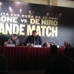Sylvester Stallone e Robert De Niro Hotel Hassler per la conferenza stampa film Il grande match