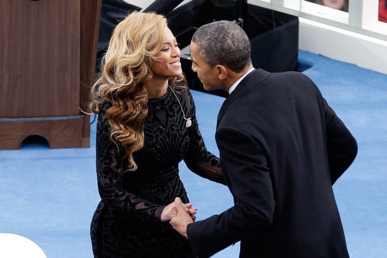 Beyoncé e Barack Obama presunto flirt 