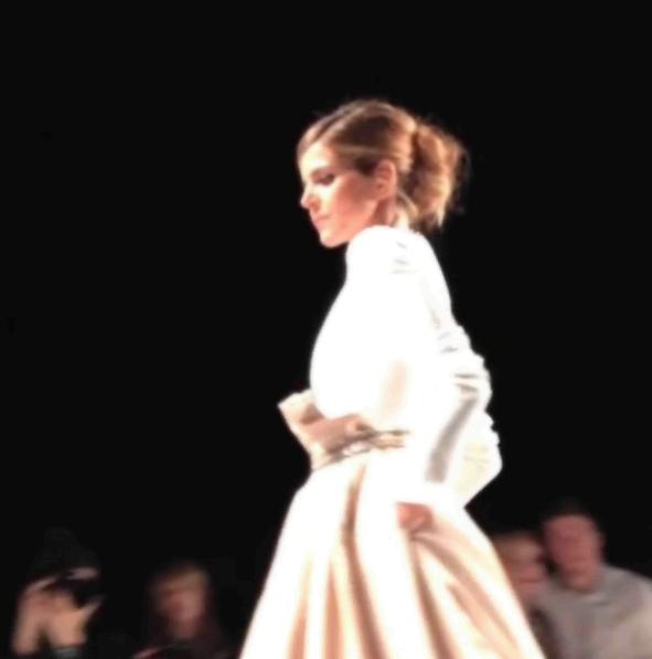 Elisabetta Pellini con Giada Curti Mercedes-Benz Fashion a New York