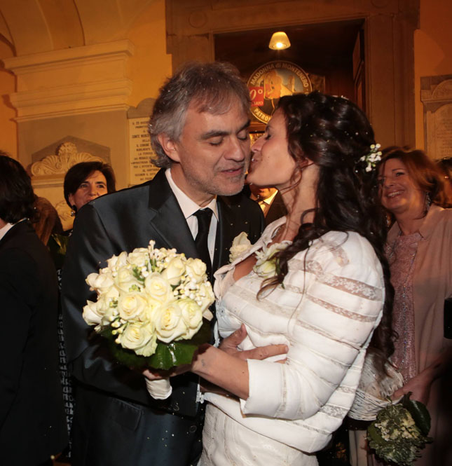 Andrea Bocelli e Veronica Berti matrimonio