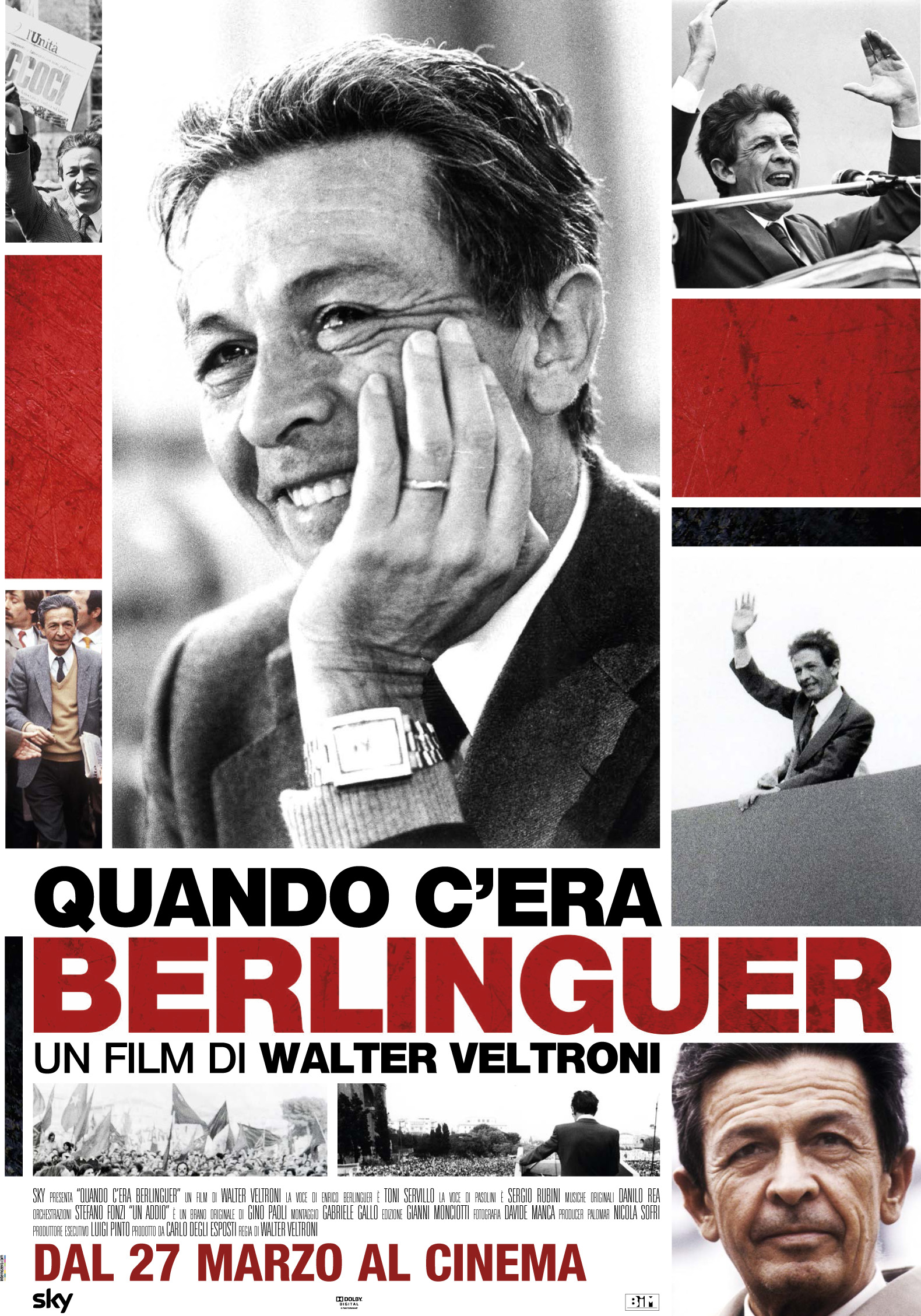 “Quando c’era Berlinguer”: Walter Veltroni presenta il suo film all’Auditorium di Roma Quando c'era Berlinguer presentazione film al cinema dal 27 marzo 2014