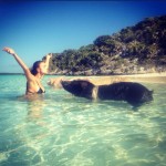 Irina Shayk alle bahamas senza Cristiano Ronaldo foto