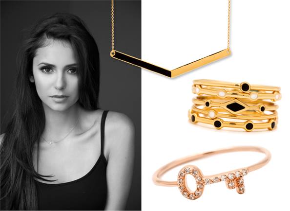 Nina Dobrev e la linea di gioielli Gorjana Jewelry