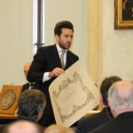 Jacopo Sipari di Pescasseroli ammesso alla Accademia Tiberina, cerimonia Anno 201