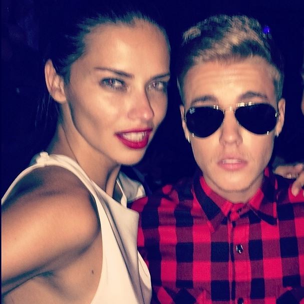 Justin Bieber e Adriana Lima notte di passione a Cannes?