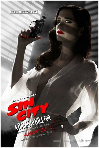Eva Green hot sul poster di Sin City