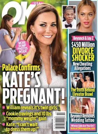 Kate Middleton incinta di due gemelle secondo Ok Magazine