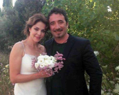 Claudia Gerini e Federico Zampaglione matrimonio a sorpresa