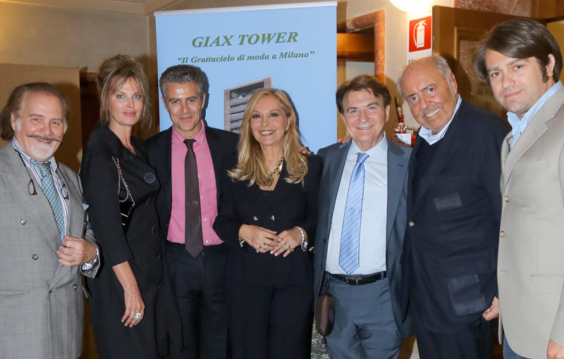 L'imprenditore immobiliare Giovanni Gelmetti presenta la Giax Tower con Silvana Giacobini
