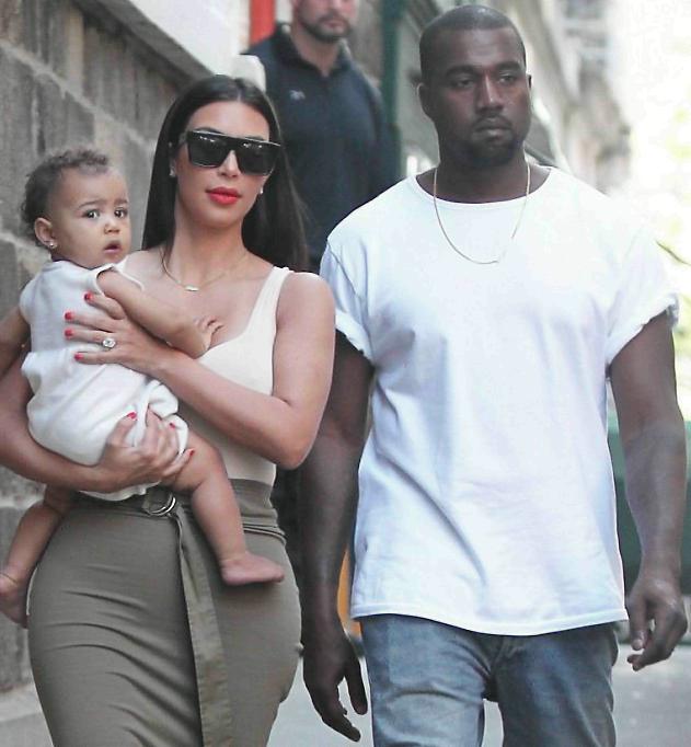 Kim Kardashian e Kanye West compleanno della piccola North