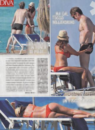 Sabrina Ferilli in bikini a Ischia estate 2014