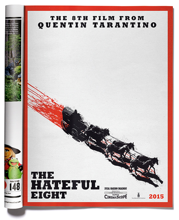 Quentin Tarantino, Il primo poster ufficiale del nuovo film  Hateful Eight