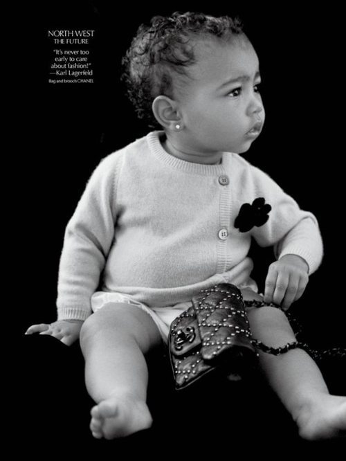 North West, la figlia di Kim Kardashian modella per Chanel