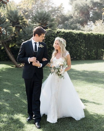 Ashley Tisdale, le nozze con Christopher French 