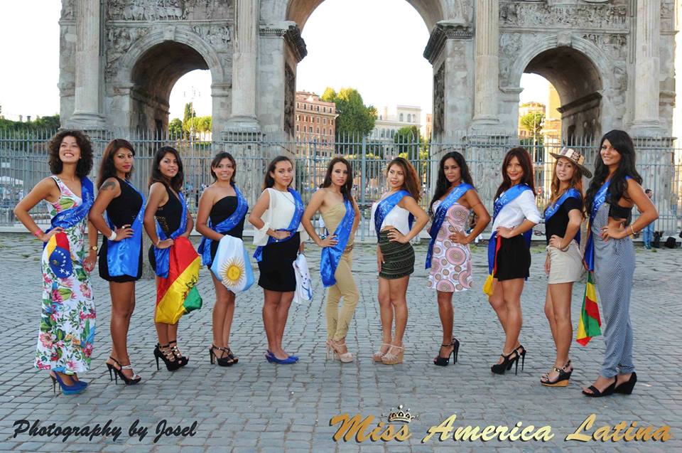 Miss America Latina en Italia 2014 