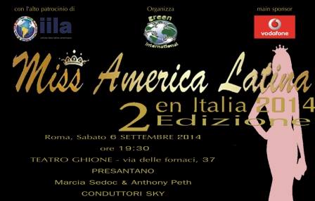 miss america latina en italia finale internazionale 2014