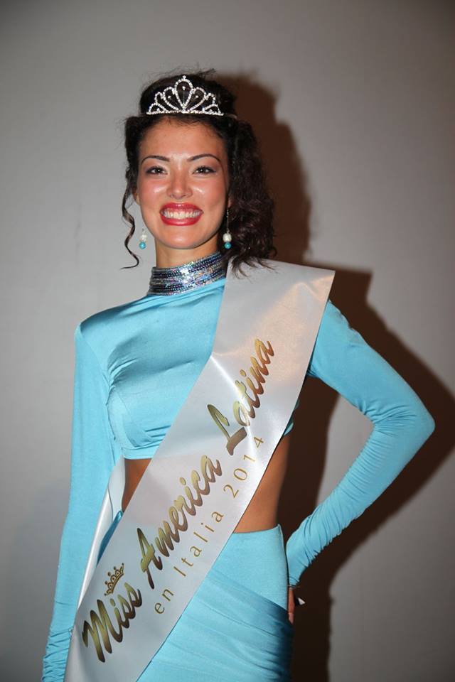 Romina Goffi è Miss America Latina In Italia 2014