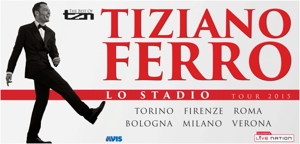 Tiziano Ferro sui palchi d'Italia, ecco le date del 2015