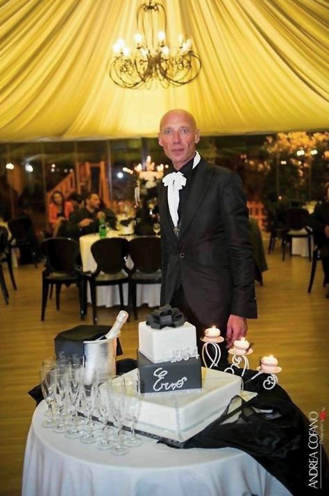 Erno Rossi titolare della EDS WP eventi festeggia il suo 50° compleanno